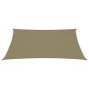 Sunshade Sail Oxford Fabric 3x5m Rectangular - Beige