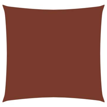 Sunshade Sail Oxford Fabric 7x7 m - Terracotta | HipoMarket