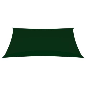 Sunshade Sail Oxford Fabric 2x4.5m Dark Green | HipoMarket