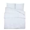 Duvet Cover Set White 200x200 cm - Lightweight Microfiber