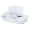 Duvet Cover Set White 200x200 cm - Lightweight Microfiber