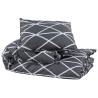 Duvet Cover Set Grey 220x240 cm Cotton - Soft & Stylish Bedding