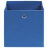 10 Pcs Blue Storage Boxes | Non-woven Fabric 28x28 cm