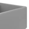 Luxury Matt Light Grey Square Basin - 41x41 cm Ceramic