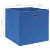 10 Pcs Blue Storage Boxes | Non-woven Fabric 28x28 cm