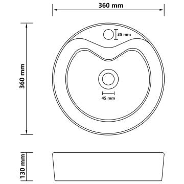 Luxury Matt Dark Green Wash Basin - 36x13 cm Ceramic