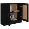 Book Cabinet Black 82.5x30.5x80 cm | Stylish Storage Solution