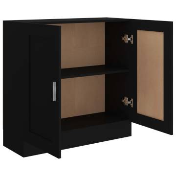 Book Cabinet Black 82.5x30.5x80 cm | Stylish Storage Solution