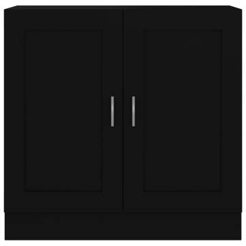 Book Cabinet Black 82.5x30.5x80 cm | Stylish Storage Solution