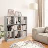 Book Cabinet Concrete Grey 97.5x29.5x100 cm Engineered Wood Colour concrete grey Quantity in Package 1 