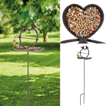 HI Bird Feeder Station 92 cm Brown - Durable & Decorative