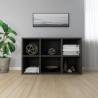 Stylish Black Book Cabinet/Sideboard - 66x30x98 cm