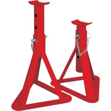 Carpoint 2 Piece Axle Stand Set - 2000 kg Red | Hipo Market