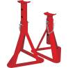 Carpoint 2 Piece Axle Stand Set - 2000 kg Red | Hipo Market