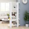 Book Cabinet/Room Divider White 80x30x160 cm Engineered Wood Colour white Quantity in Package 1 