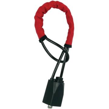 Carpoint Steering Wheel Belt-Lock Red - Enhanced Vehicle Security