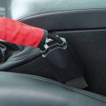 Carpoint Steering Wheel Belt-Lock Red - Enhanced Vehicle Security