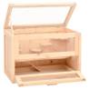 Hamster Cage 60x35.5x42 cm - Solid Wood Fir | Hipo Market