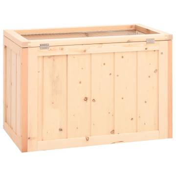 Hamster Cage 60x35.5x42 cm - Solid Wood Fir | Hipo Market