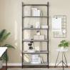 Bookcase 6-Tier Grey Sonoma 76x32x192 cm Engineered Wood Colour grey sonoma Quantity in Package 1 Height 192 cm 