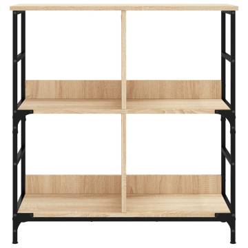 Bookshelf Sonoma Oak - Stylish Storage Solution 78.5x33x82 cm