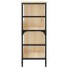 Bookshelf Sonoma Oak - Stylish Storage Solution 78.5x33x82 cm