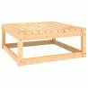 Garden Footstool 70x70x30 cm Solid Wood Pine Colour natural Quantity in Package 1 Model footstool Number of 