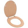 WC Toilet Seat with Lid MDF Bamboo Design Quantity in Package 1 Design bamboo Soft close no 