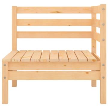 Garden Corner Sofas - 2 Pcs Solid Pinewood | Hipo Market