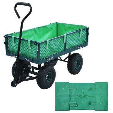 Garden Cart Liner - Durable Green Fabric Utility Bag