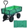 Garden Cart Liner - Durable Green Fabric Utility Bag