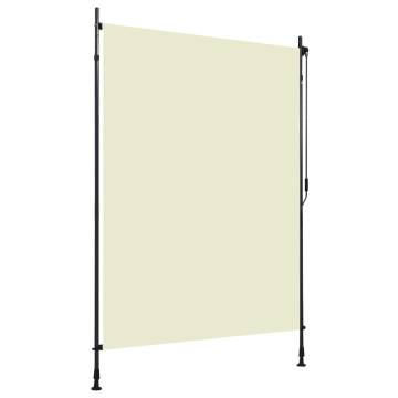 Outdoor Roller Blind 150x270 cm Cream - Privacy & Shade