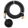 Suction Hose with Brass Connectors Black 1.1" 3 m PVC Colour black Size 3 m Model with floating kit 