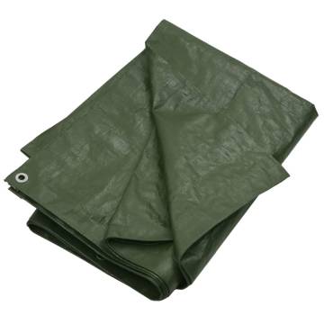 Tarpaulin 180 g/m² 6x6 m Green HDPE - Versatile & Durable