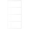 Frosted ESG Glass Sliding Door 102.5x205cm - White