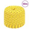 Boat Rope Yellow 8 mm 50 m Polypropylene Colour yellow Quantity in Package 1 Length 50 m Diameter 8 mm 