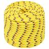 Boat Rope Yellow 12mm 250m - Durable Polypropylene