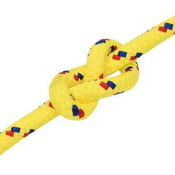 Boat Rope Yellow 12mm 250m - Durable Polypropylene