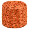 Boat Rope Orange 8 mm 25 m Polypropylene for Sailing & Yachting