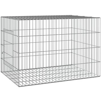 Rabbit Cage 78x54x54 cm - Durable Galvanised Iron