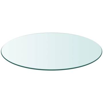 Table Top Tempered Glass Round 400 mm - Durable & Stylish