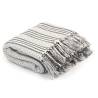 Throw Cotton Stripes 220x250 cm Grey and White Colour grey and white Size 220 x 250 cm Quantity in Package 1 