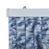 Insect Curtain Blue, White & Silver | 56x185 cm Chenille