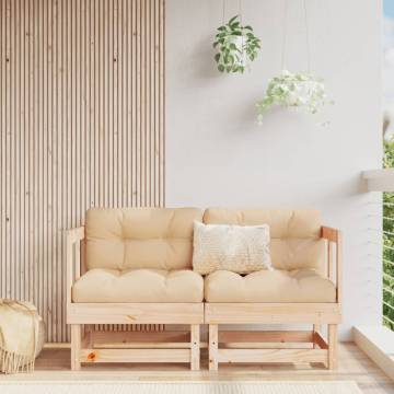 Elegant Corner Sofas with Cushions - Solid Pine Wood | HipoMarket