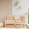 Corner Sofas with Cushions 2 pcs Solid Wood Pine Colour natural pine Quantity in Package 1 Model 2x corner 