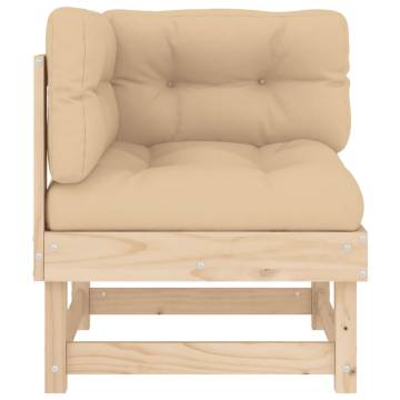 Elegant Corner Sofas with Cushions - Solid Pine Wood | HipoMarket