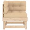 Elegant Corner Sofas with Cushions - Solid Pine Wood | HipoMarket