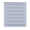 Elegant Zebra Blind 120x230 cm White - Stylish Light Filtering