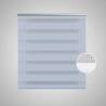 Elegant Zebra Blind 120x230 cm White - Stylish Light Filtering