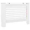 Radiator Cover White 112x19x81.5 cm MDF - Stylish & Durable